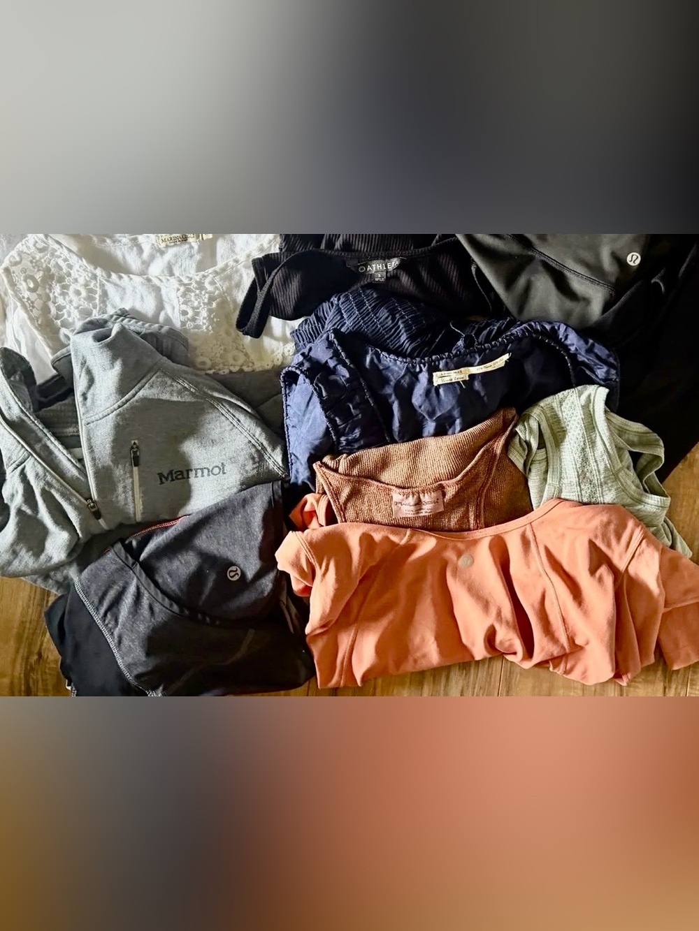 Marmot Athleta Lululemon Clothing Lot Size S 10 Items